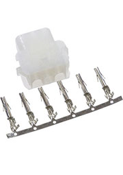 63080-6R (42022), корпус розетки 6 контактов MLX 6.35мм