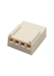 HU-4, розетка на кабель шаг 2.54мм с контактами (137-04HT)