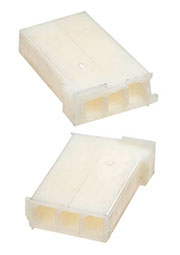 172234-1, miniUMNL, розетка на кабель 1х3 контакта шаг 4.14мм