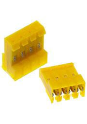 3-640427-4, каб.IDC розетка 3.96 мм MTA-156 4х1 контакт