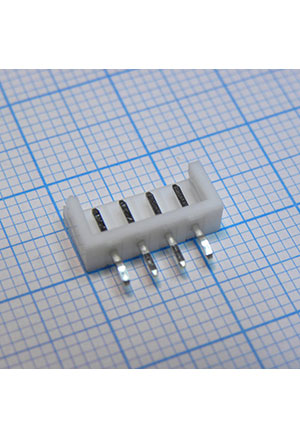 B4B-EH-A (LF)(SN), Вилка прямая на плату, серия EH, 2.5мм