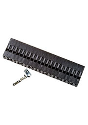 BLD-42, гнездо на кабель шаг 2.54мм 2x21 контакт