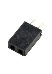 PBS-2, гнездо на плату шаг 2.54мм 1x2 прямое (114-A-SS02G)