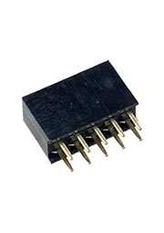 PBD-10, гнездо на плату шаг 2.54мм 2x5 прямое  (114-A-DS10G)