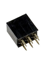 PBD-6, гнездо на плату шаг 2.54мм 2x3 прямое (114-A-DS06G)