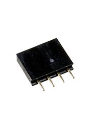 PBS-4, гнездо на плату шаг 2.54мм 1x4 прямое (114-A-SS04G)