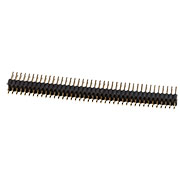 PLLD-1.27-80, Штыревой соединитель 2х40 шаг 1,27мм, SMD
