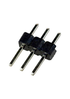 PLS2- 3, вилка штыревая 2.0мм 1x3 прямая