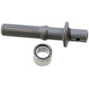 HFBR-4505Z, волоконно-оптический адаптер c гайкой серый