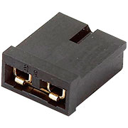 142270-1, джампер 2.54х4.5мм  2к.откр. золото AMPMODU MODIV