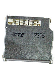 2041021-3, Secure Digital Conn,top,Push-Pull,10 Au