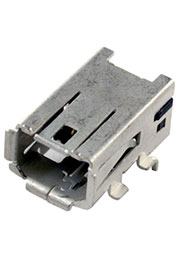 1981386-1, SMT разъем 8 контактов экранированный 500мА 30В