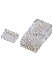 TP8P8C (RJ45) вилка телефон.на каб. cat.6E со вставкой