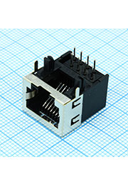 DS1125-S80BP, TJ8P8C, RJ-45 розетка