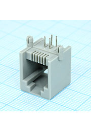 TJ6P4C розетка в плату 55-04 5521 6P