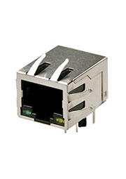 SK02-111006NL, 8P8C разъем RJ45 с трансформатором и светодиодами