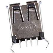 1734366-1, USB-A розетка вертикальная