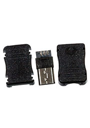 microUSB 5BM пласт. кожух вилка, разъем