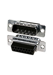167293-1, D-SUB вилка на кабель 15 контактов HDP20