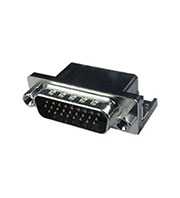 DHR-26M, вилка D-SUB 26 pin на плату высокой плотности (108-26PCKAC)