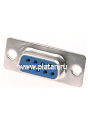 DB- 9F, Гнездо 9 pin на кабель (пайка)