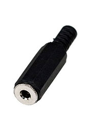 1-081 (NP-306), гнездо аудио 3.5мм стерео пластик на кабель