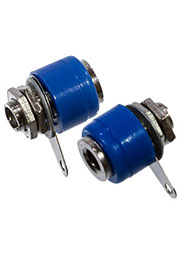 BP-313BLUE, гнездо на панель синее