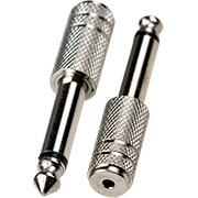 2-035, переходник 6.35мм штекер моно - 2.5мм гнездо моно металл