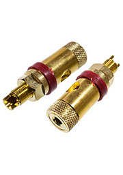 CA114R, клемма Hi-Fi GOLD/RED