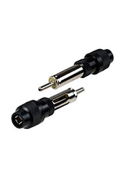 4-302, разъем автоантенны штекер на кабель с пластиком (резьба)