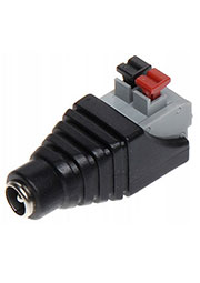 14-0314-2, разъем питания штекер 2.1х5.5 с быстрозажимной колодкой