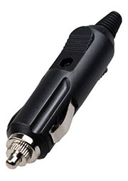 3-402, штекер автоприкуривателя с предохранителем пластик на кабель