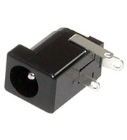 DS-210B-PA9T-NB, гнездо питания на панель d=2.1мм