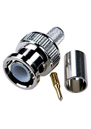 GB-105B(BNC-7001B), BNC штекер RG-59 обжим (01-001B) 05-3002, медь