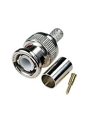 BNC-7001B, разъем BNC штекер на кабель RG59 обжим (GB105B)