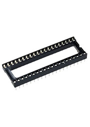 SCL-40, панелька для микросхем DIP 40 контактов широкая (125-640)