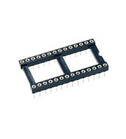TRL-28, панелька для микросхем DIP 28 контактов широкая (126-628RG)