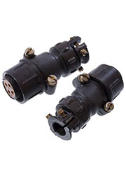 ШР20П4НШ4, розетка с неэкран.патрубком на кабель (15-17г) приемка ОТК