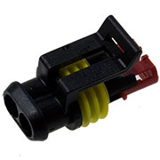 215000210167, Аналог 282080-1, колодка гнездовая 2 контакта AMP Superseal 1.5 Series