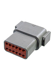 DTM04-12PA-001, DTM04-12PA 12-ти контактный обжимной разъем