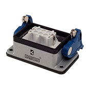 EBM06PM42, Розетка, 2-фиксатора, для панели 6 полюсов, 16А EBM06PM42