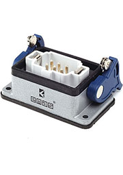 EBM06FM42, Вилка, 2-фиксатора, для панели 6 полюсов, 16А