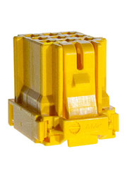 8-968971-1, автомобильный разъем, желтый MCP2.8 GEH 9P