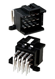 9-966140-3, вилка угл.на плату 12 контакта