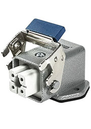 EBM04PE46, Розетка, 4 полюса, 10А, нижний ввод