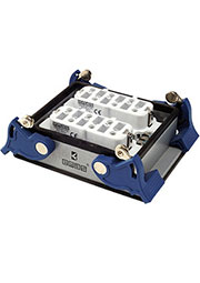 EBM612PM44, Розетка низкая, 4-фиксатора, 12 полюсов, 35А