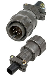 2PM18-7TJQB2, вилка на кабель 7 контактов (аналог 2РМТ18КПН7Ш1В1В)