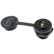 PY07-2ZY, вилка на корпус пластик. IP67 2 контакта 4А 250В