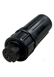 PY07-4T, розетка на кабель пластик. IP67 4 контакта 4А 250В