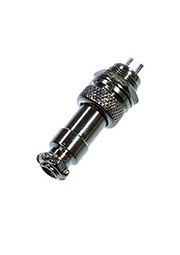 DS1110-01-2B6, разъем цилиндрический 2 контакта, блок+кабель